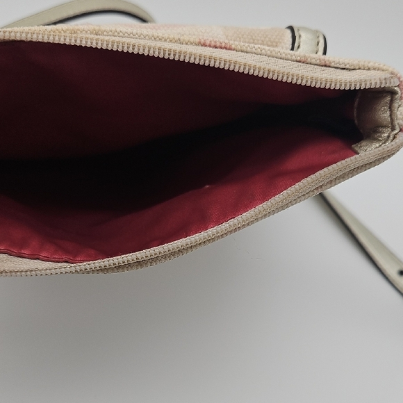 Coach Beige and Pink Patterned Crossbody Bag - Picture 6 of 6